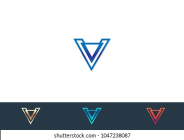 Triangle Logo Template Design Vector illustration