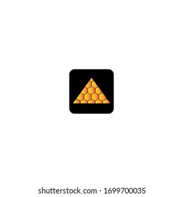 Triangle logo template icon design