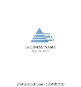 Triangle logo template icon design
