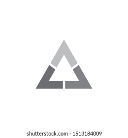 Triangle Logo. Three Letter V Designs