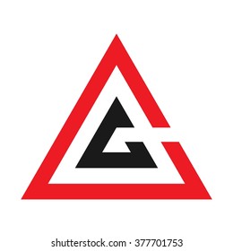 triangle logo vector.