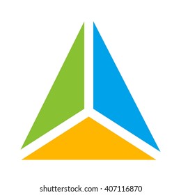 triangle logo vector.