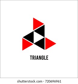 Triangle logo vector