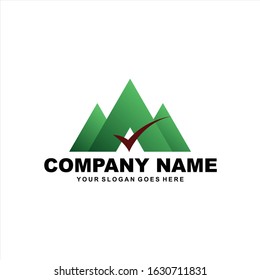 triangle logo. vector logo for company