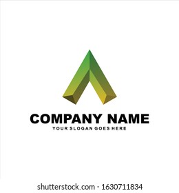 triangle logo. vector logo for company
