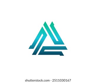 TRIANGLE LOGO VECTOR LOGO template