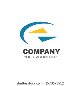 triangle logo,icon of company  vector illustration design