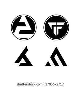 Los logotipos triangulares se pueden utilizar para diversos tipos de empresas.