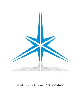 triangle logotype star 