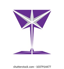 triangle logotype star 