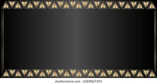 Triangle Luxury background. Banner, poster, logo white color on dark futuristic space fashion background.shopping , big percent label discount. Creative marketing concept. Vector illustration