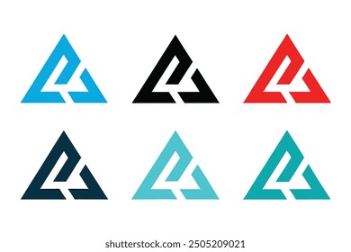 Triangle Mark logo concept for distinctive and innovative brand illustration