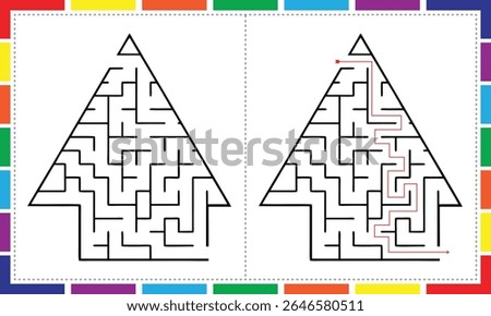 Triangle Maze Adventures for Kids,
Triangle Path Puzzle Fun, Amazing Triangle Mazes for Smart Kids