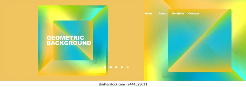 Triangle minimal web site page background design. Vector Illustration For Wallpaper, Banner, Background, Card, Book Illustration, landing page