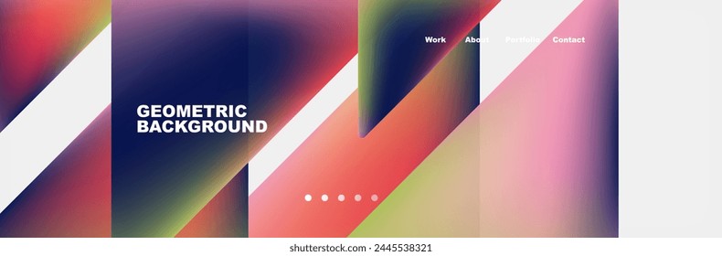 Triangle minimal web site page background design. Vector Illustration For Wallpaper, Banner, Background, Card, Book Illustration, landing page