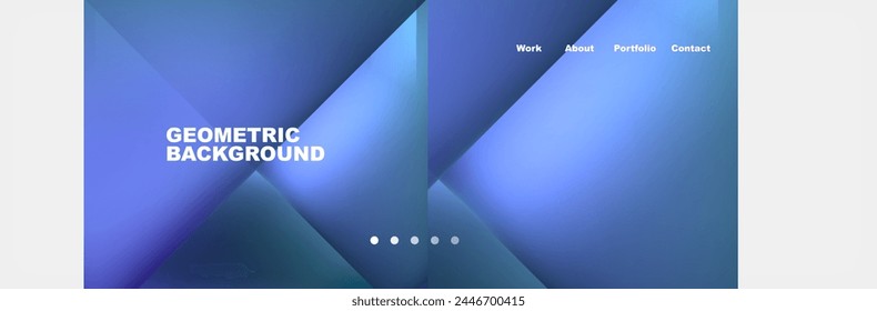 Triangle minimal web site page background design. Vector Illustration For Wallpaper, Banner, Background, Card, Book Illustration, landing page