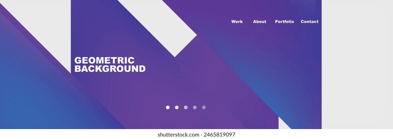 Triangle minimal web site page background design. Vector Illustration For Wallpaper, Banner, Background, Card, Book Illustration, landing page