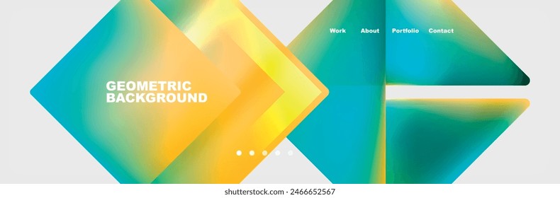 Triangle minimal web site page background design. Vector Illustration For Wallpaper, Banner, Background, Card, Book Illustration, landing page