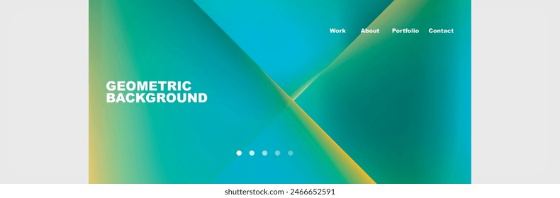 Triangle minimal web site page background design. Vector Illustration For Wallpaper, Banner, Background, Card, Book Illustration, landing page
