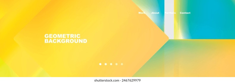 Triangle minimal web site page background design. Vector Illustration For Wallpaper, Banner, Background, Card, Book Illustration, landing page