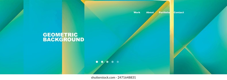 Triangle minimal web site page background design. Vector Illustration For Wallpaper, Banner, Background, Card, Book Illustration, landing page