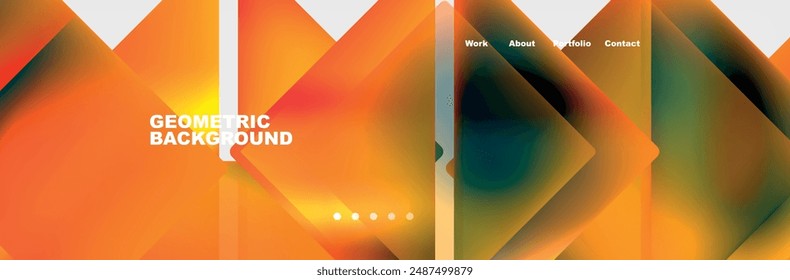 Diseño de fondo de página de Sitio web mínimo triangular. Ilustración vectorial Para Fondo de pantalla, Anuncio, Fondo, Tarjeta, Ilustración de libro, página de destino