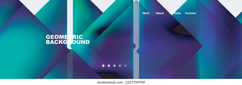 Triangle minimal web site page background design. Vector Illustration For Wallpaper, Banner, Background, Card, Book Illustration, landing page