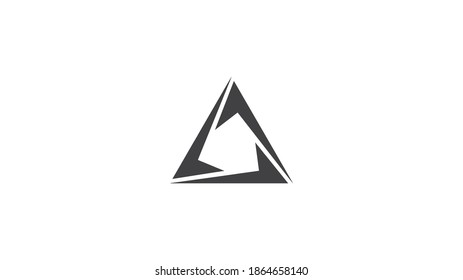 Triangle Minimalist Logo Design Triangle Modern Stock Vector (Royalty ...