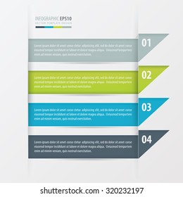 the triangle Modern infographics banner.