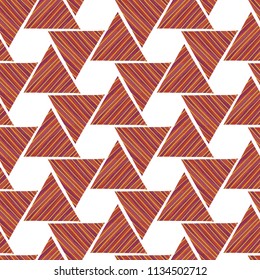 Triangle modern seamless pattern style : vector eps.10