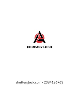 logotipo de triángulo monoline adecuado para empresas o empresas en los ámbitos de las finanzas, la construcción, la salud, la moda, la tecnología, la educación, el entretenimiento, los viajes, el diseño interior, la alimentación y la bebida, la arquitectura