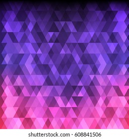Triangle mosaic. Background design for poster, flyer, cover, brochure.