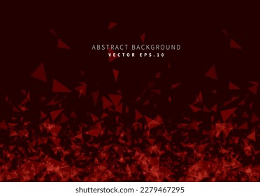 triangle mosaic flame pattern burning theme abstract background for advertisement banner website cover notebook package design landing page vector eps.