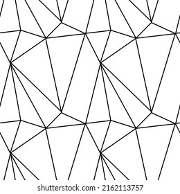 triangle mosaic of thin lines seamless pattern, background for wrapping paper textile.