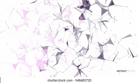 triangle mosaic vector background design