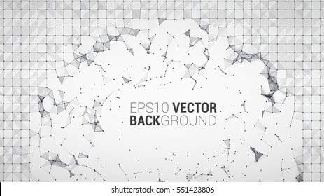 triangle mosaic vector background design