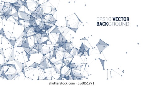 triangle mosaic vector background design