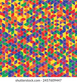 Triangle mosiac background texture colorful multi-color design packaging