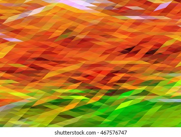 Triangle multicolor abstract background Autumn Mood