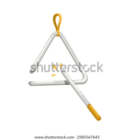 Triangle Music Instrument Illustration Vector
