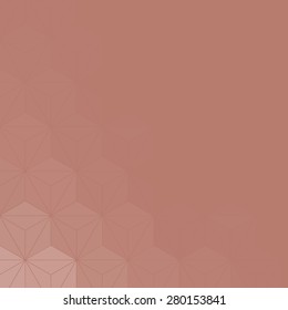 triangle network with colored background.