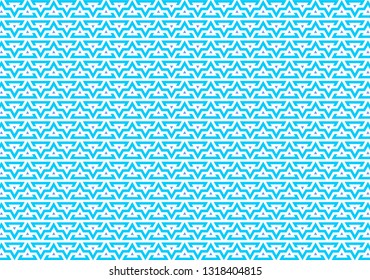triangle network are interconnected white background, triangle design business template. Vector illustration