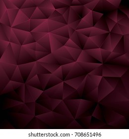 Triangle on a red background. geometric pattern with gradient. vector. ideas for your business presentations,