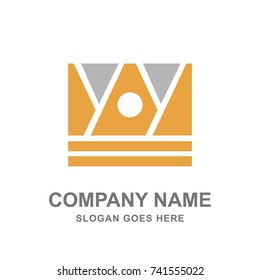 Triangle Ornament Tribal Decorative Logo Vector 