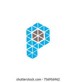 triangle P diamond logo