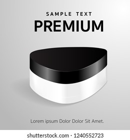 Triangle Packaging Premium Cosmetics Beauty Cosmetics Illustration of realistic 3D