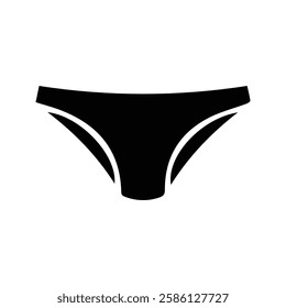 Triangle Panties Icon. Vector Illustration of Men's and women's Underwear. underpants.