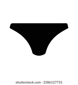 Triangle Panties Icon. Vector Illustration of Men's and women's Underwear. underpants.