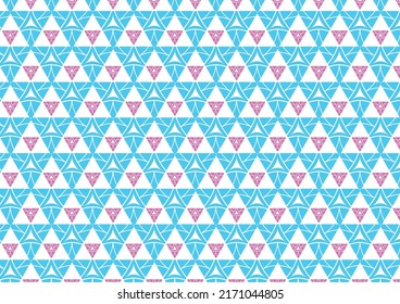 Patrón batido de colores pastel triangular