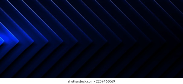 Triangle, Pattern, Abstract deep blue background,Modern technology concept design for use wallpaper, cover, poster, banner.